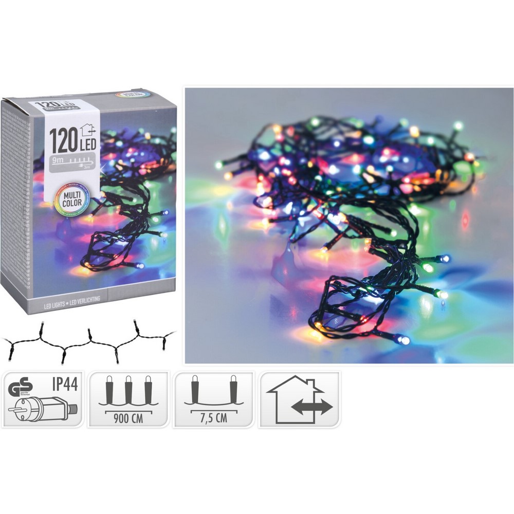 Koopman Led Lights String 120 Multi-Color Outdoor