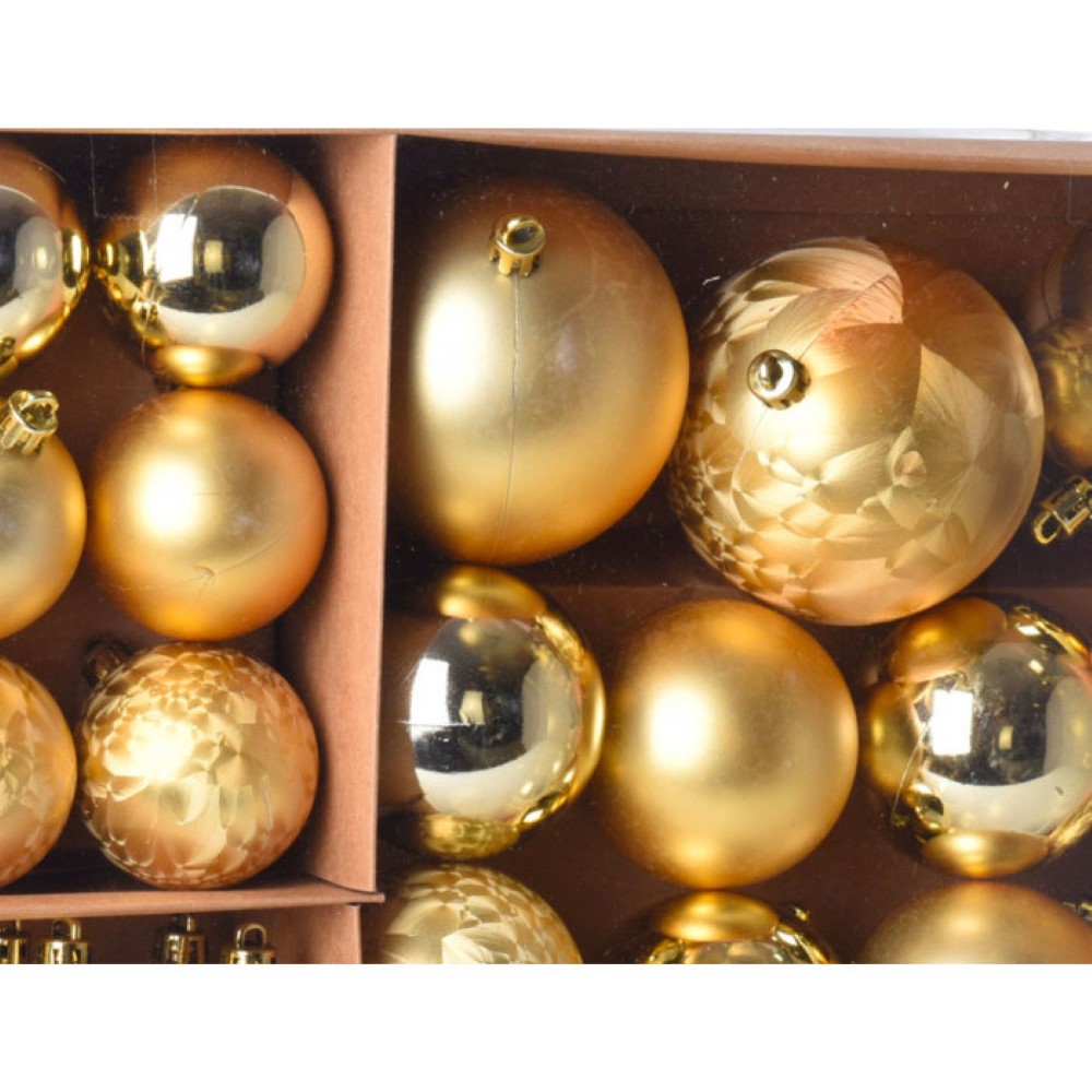 Koopman Xmas Hang Deco Set 31 Pcs Gold