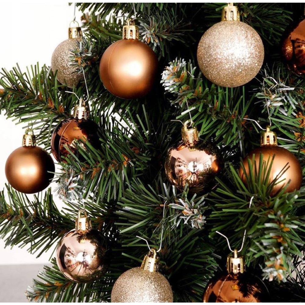 Koopman Xmas Ball 20X 40Mm Amber Clr