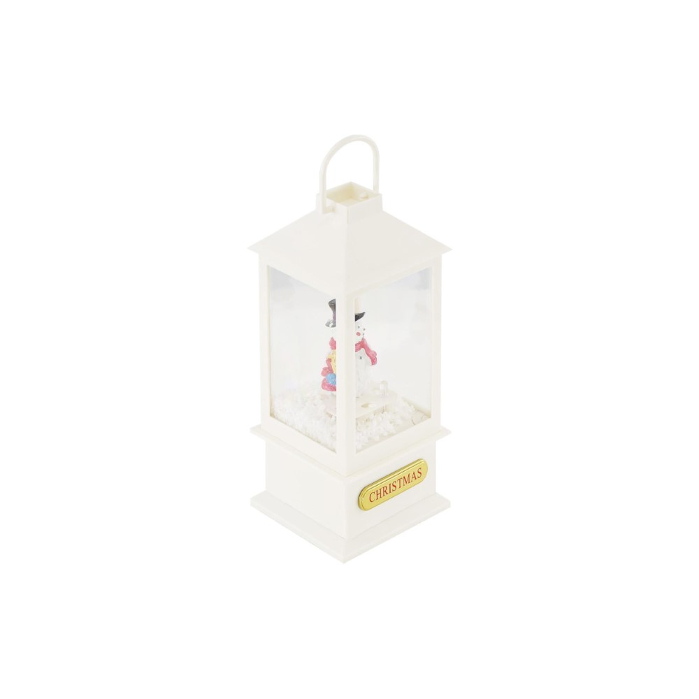 Koopman Lantern With Xmas Figure 23Cm