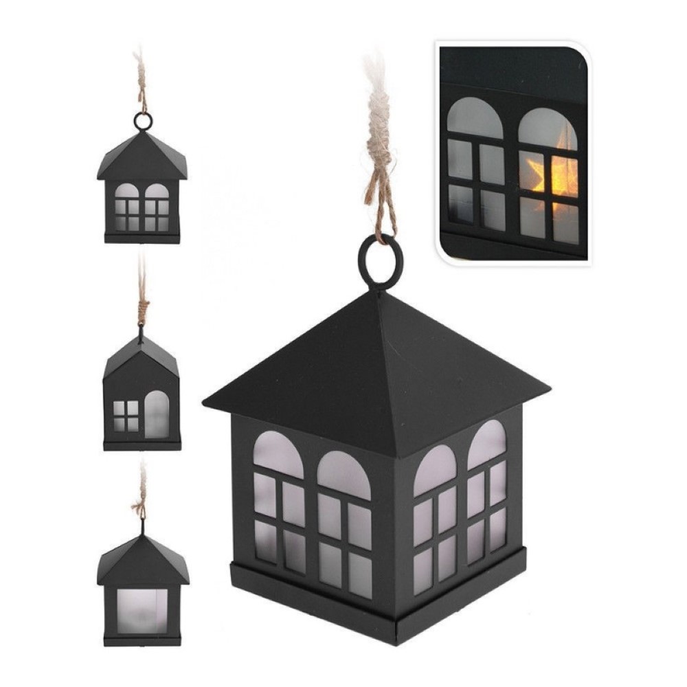 Koopman Hanger House Led Lights 6X8Cm Black