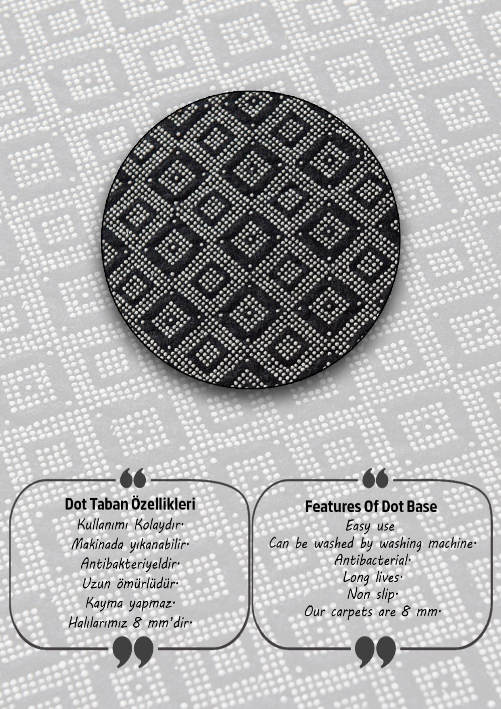 Chilai Callatte Round Mat