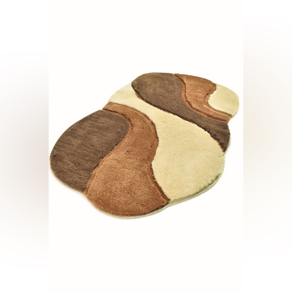 Chilai Curves Brown 60X100Cm Mat
