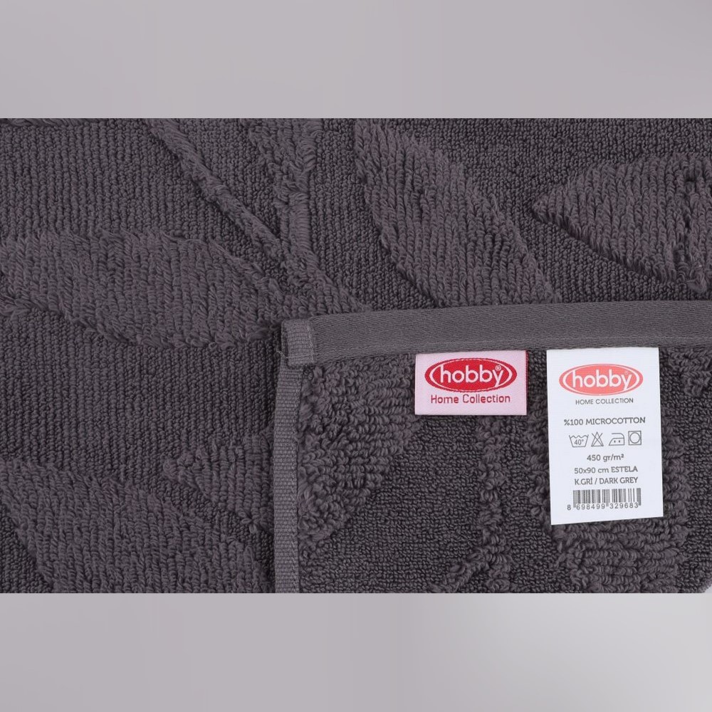 Hobby Estela Grey 50X90Cm Towel 2-Pieces