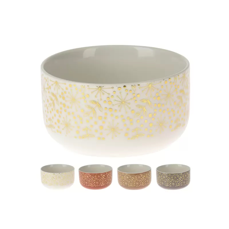 Koopman Bowl New Bone Porcelain 3Ass