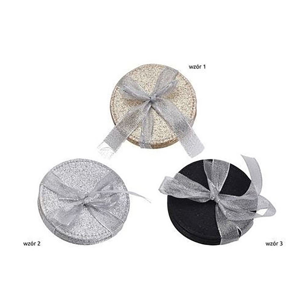 Koopman Coaster Set 4Pcs 3Ass Cl