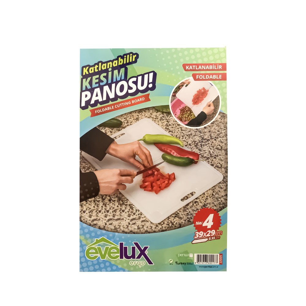 Perilla Evelux Plastic Cutting Board Folding  (29*39 Cm)