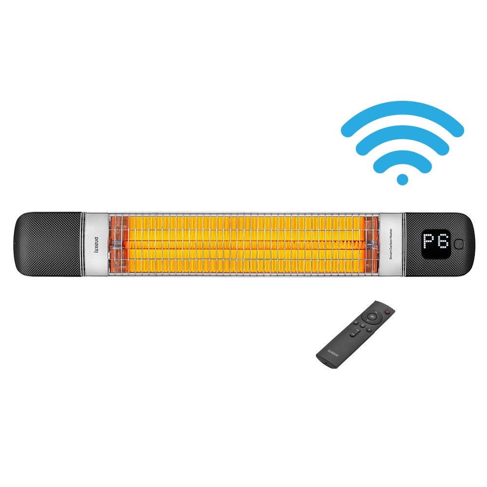 Luxeva Wall Mounted Carbon Heater + Remote Control 2500W