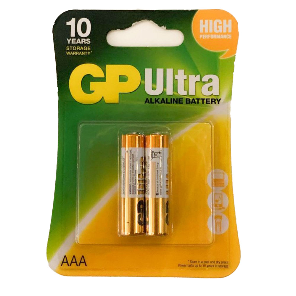 GP Gp Lr03 Ultra Alkaline Battery 2 Pcs