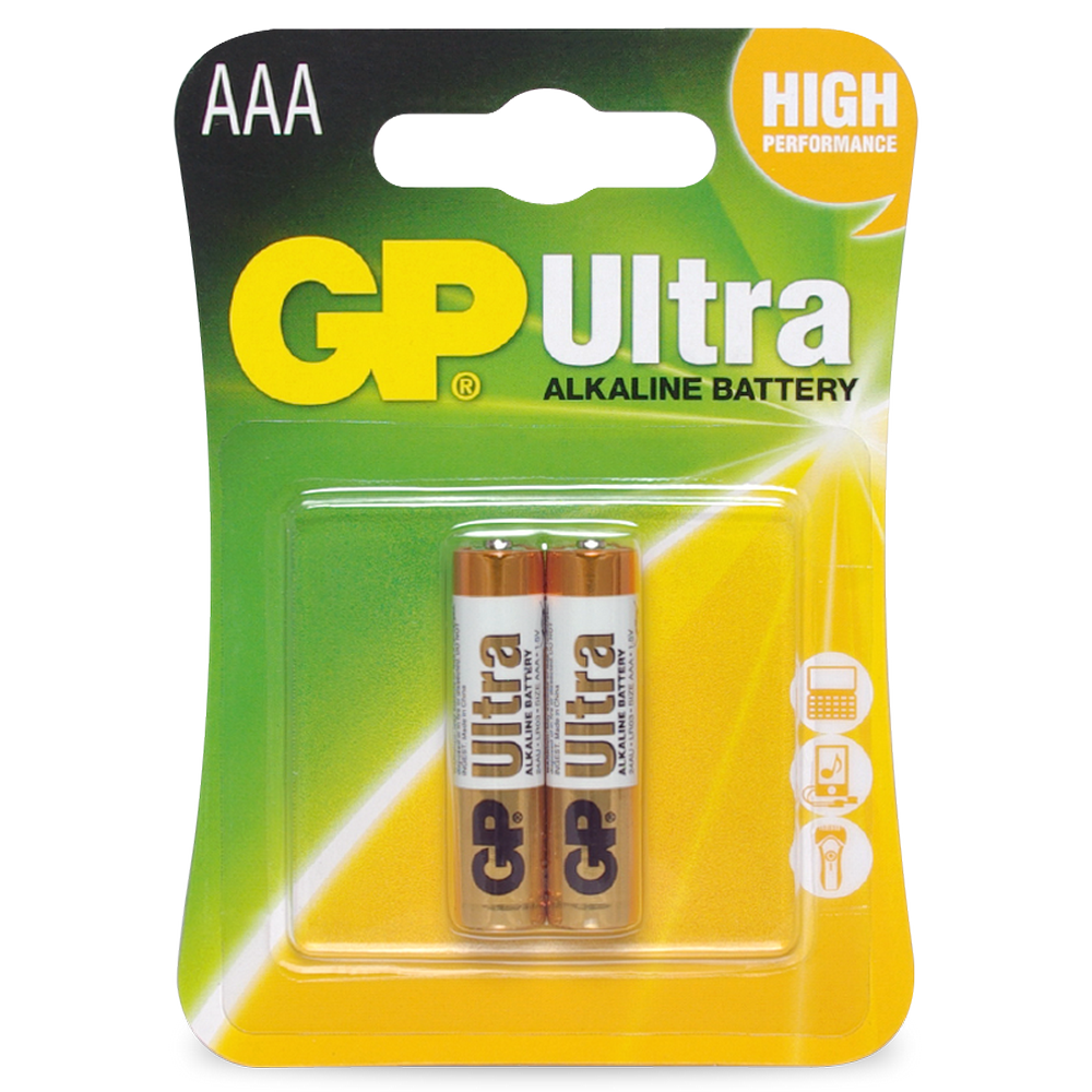 GP Gp Lr03 Ultra Alkaline Battery 2 Pcs