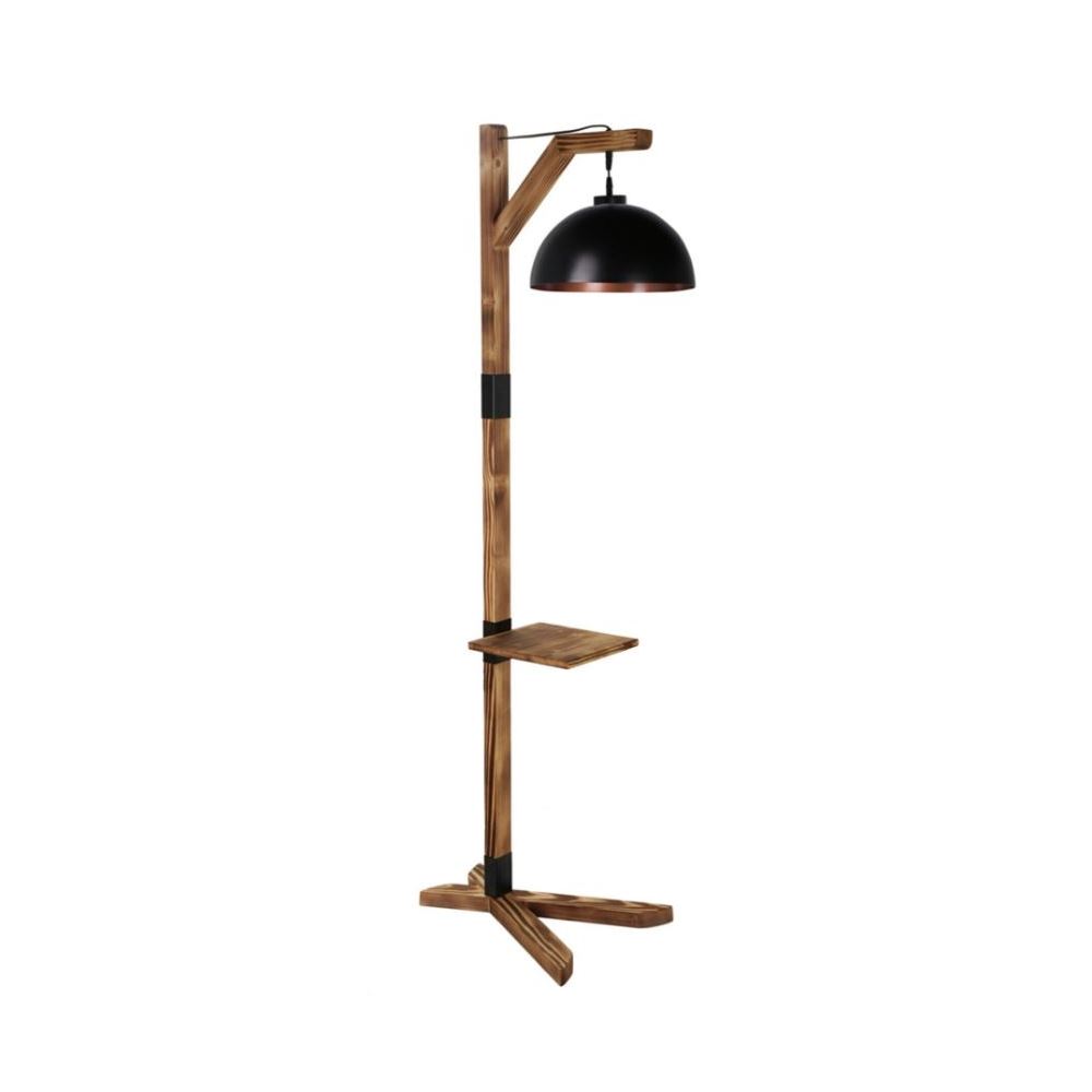 Lumexx Liza Floor Lamp Burnt Retro Metal Lampshade