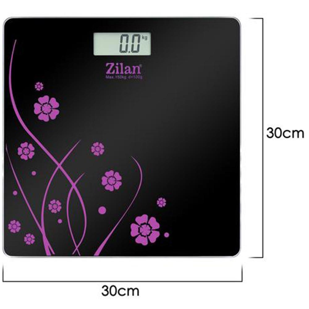Floria Digital Glass Body Scale - Black