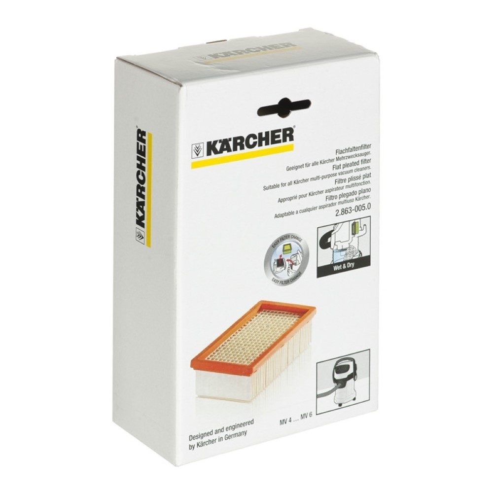 Karcher Flat-Pleated Filter Wd
