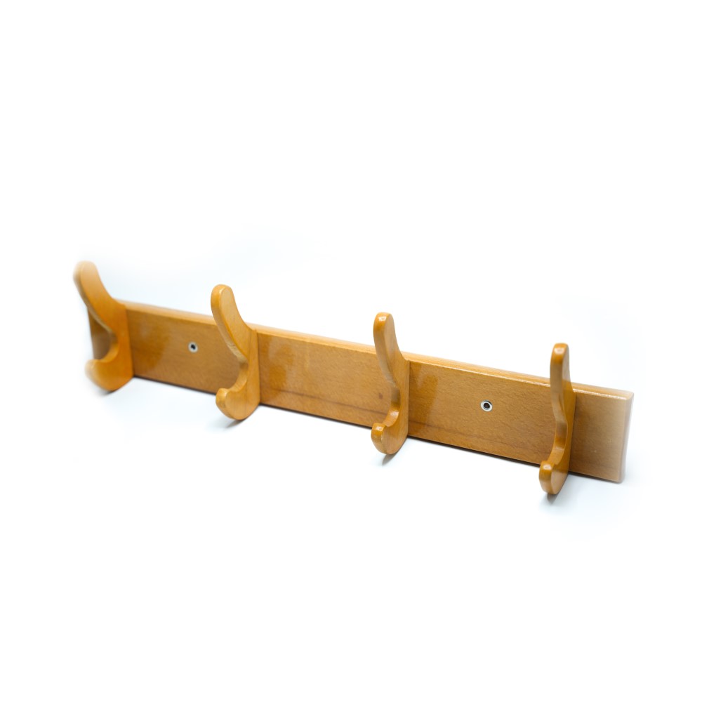 Frater Wooden Wall Hanger 4Pcs 55Cm
