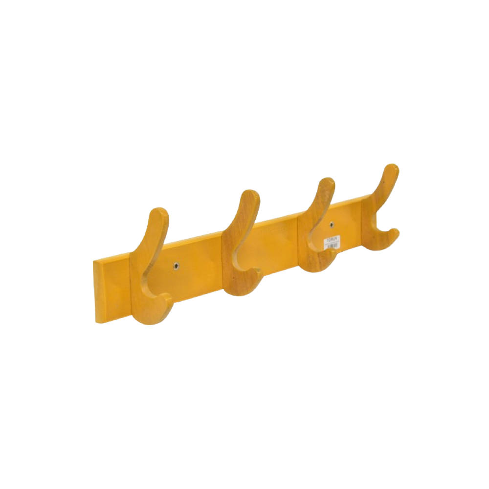 Frater Wooden Wall Hanger 4Pcs 55Cm