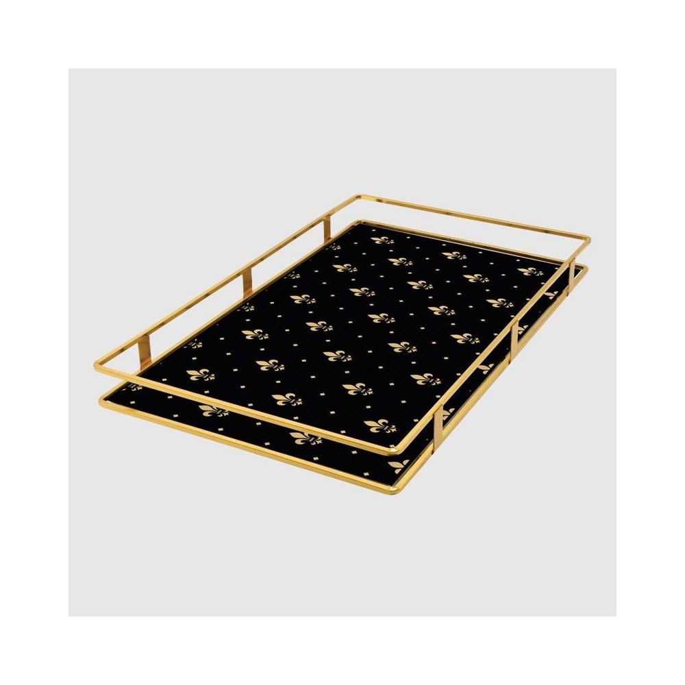 Galaxy Rectangular Gold Pattern 1 Tray 48.5*29.5 Cm