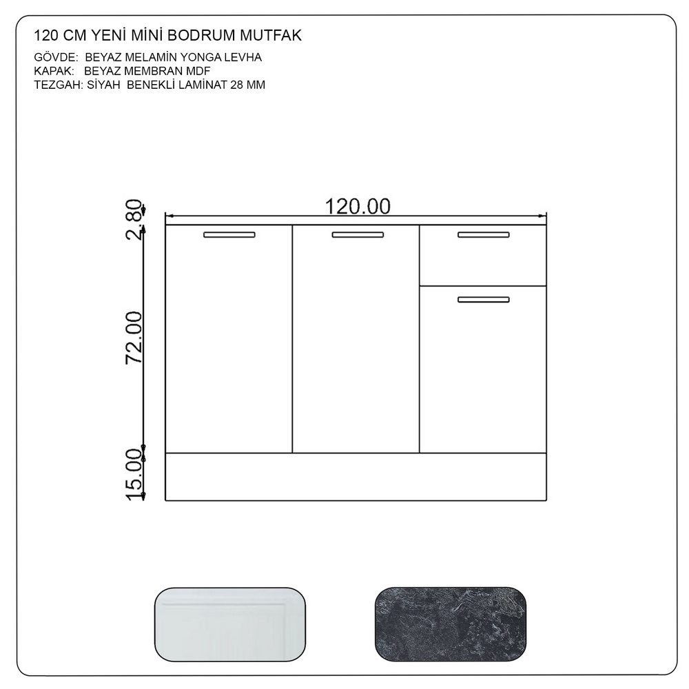 Bodrum Mini Sub Module 120 Cm