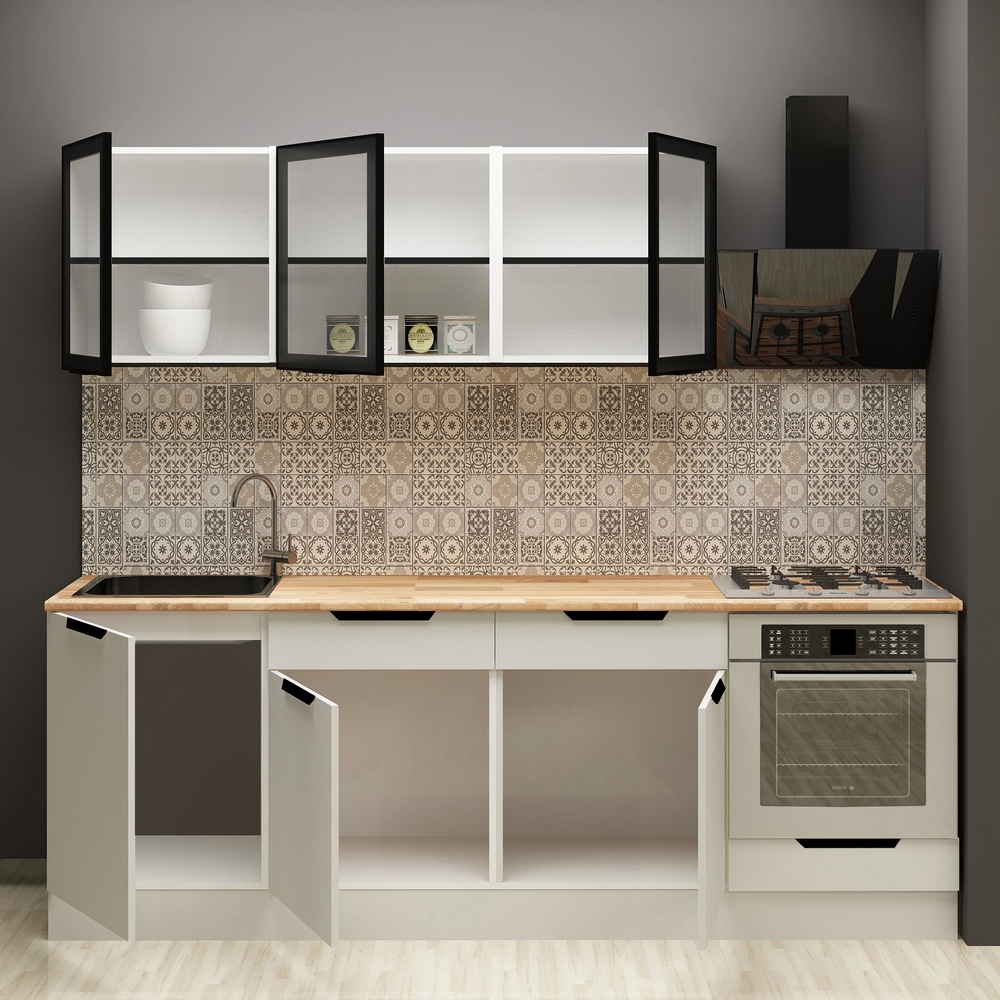 Fly Kitchen Inverno Kitchen Cabinet 240 Cm