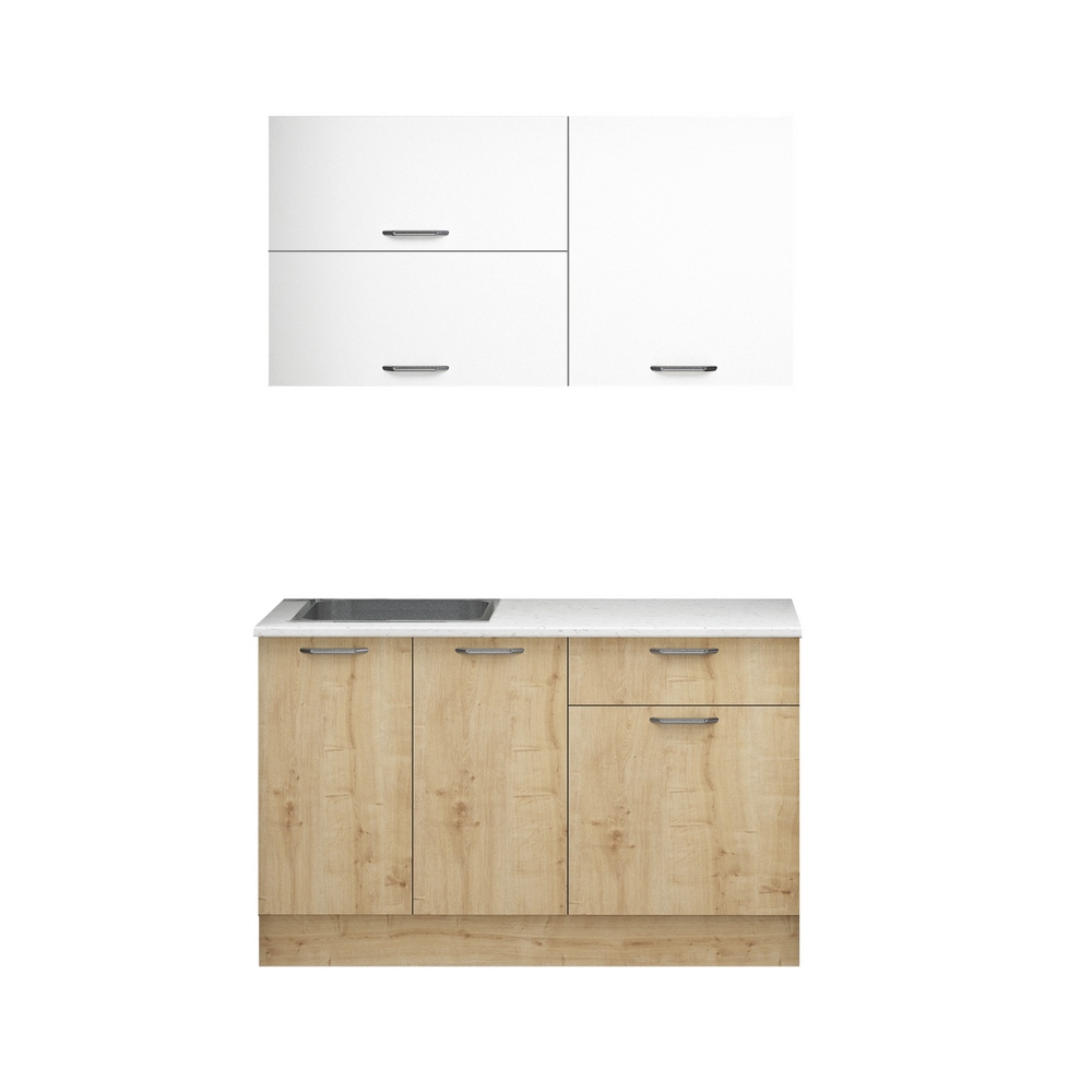 Simple Kitchen Cabinet 140 Cm