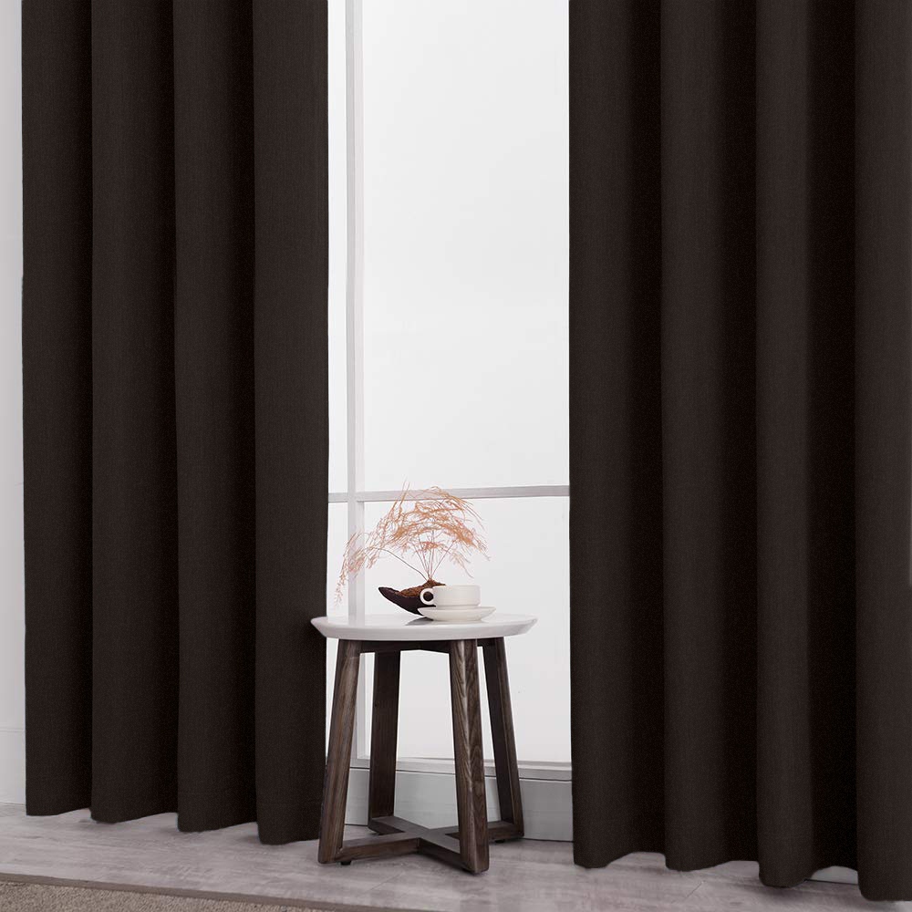 Premier Home Ibiza Fabric Curtain Anthracite 140*270 Cm