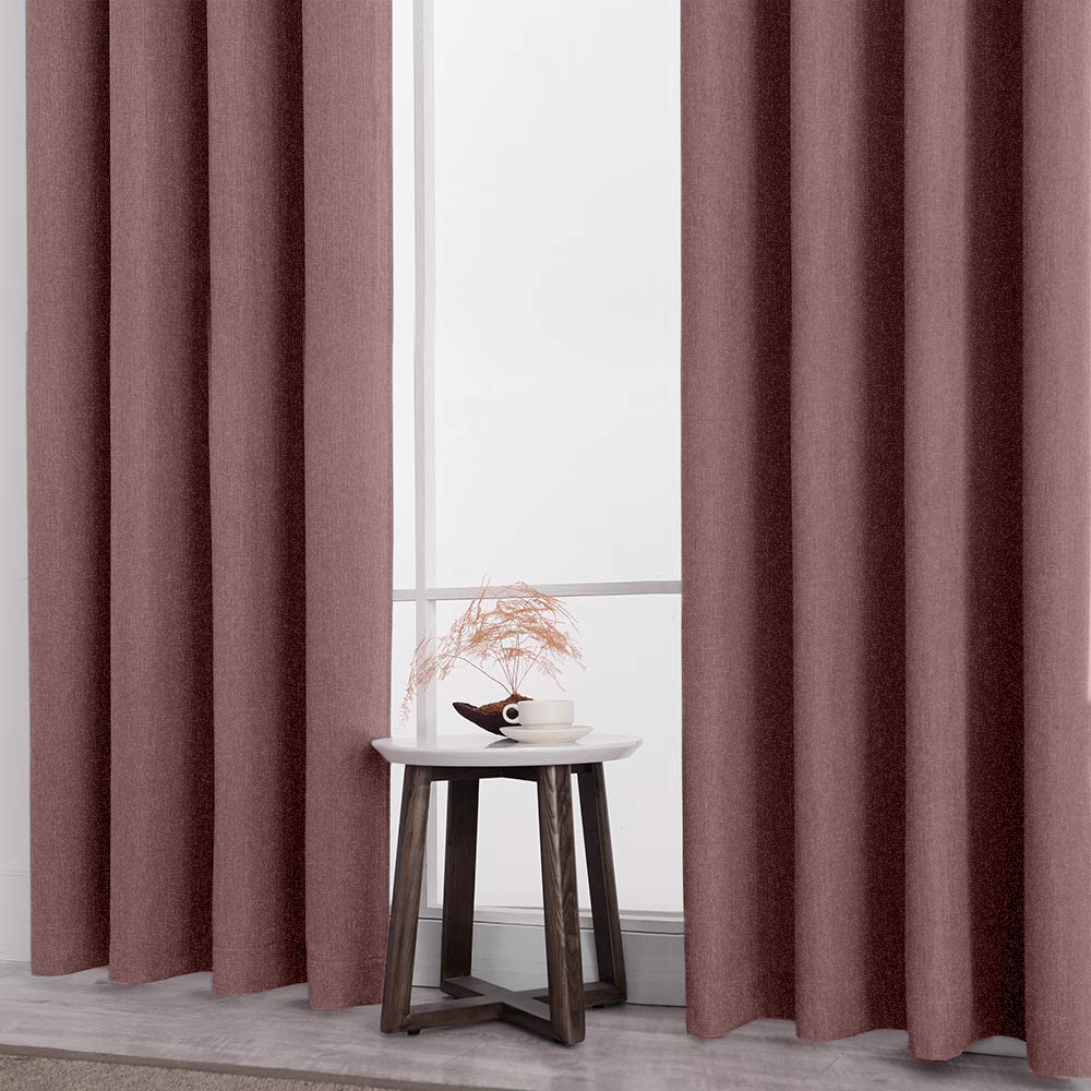 Premier Home Ibiza Fabric Curtain Powder 140*270Cm