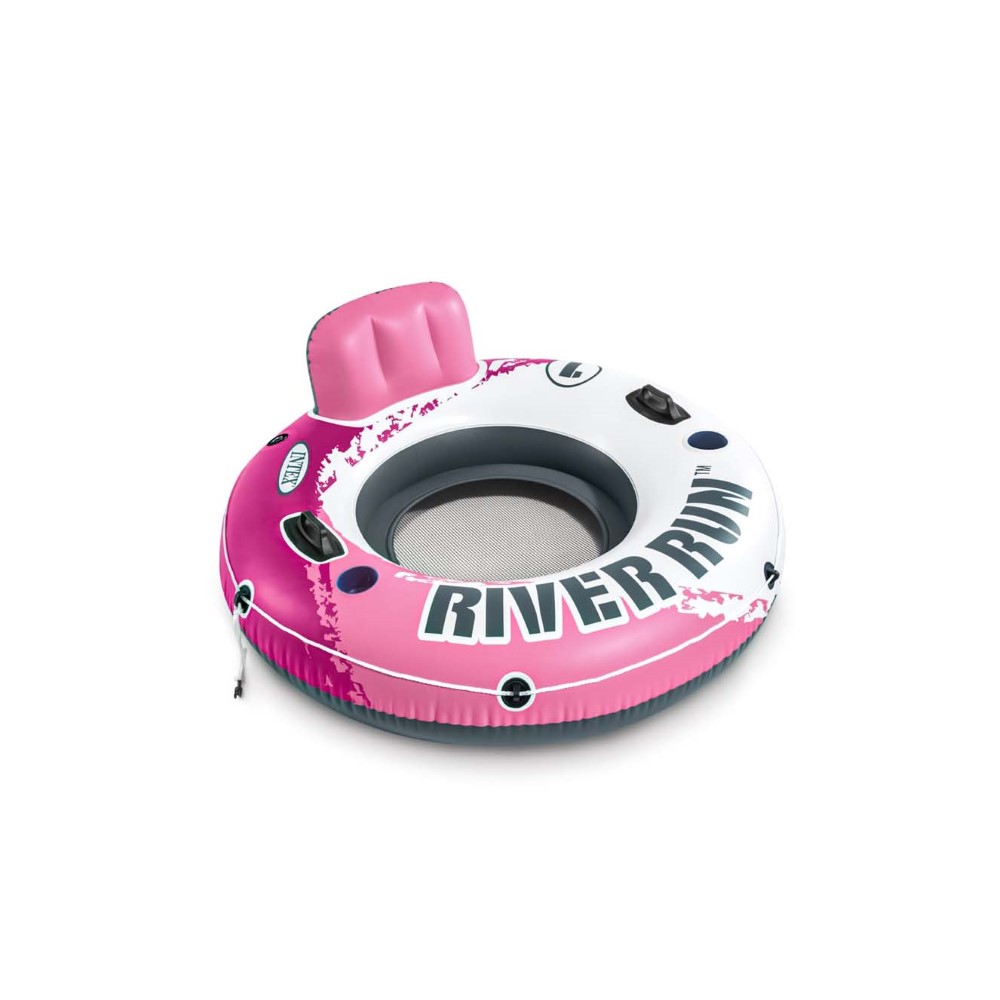 Intex Rubber Ring - Swimming Pool Pink River Run I Tube