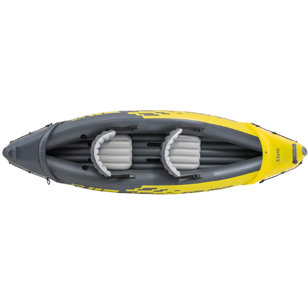 Intex Kayak Boat Explorer 2 For 2 Persons ( 123*36*20 ) With 2 Oars & An Air Pump