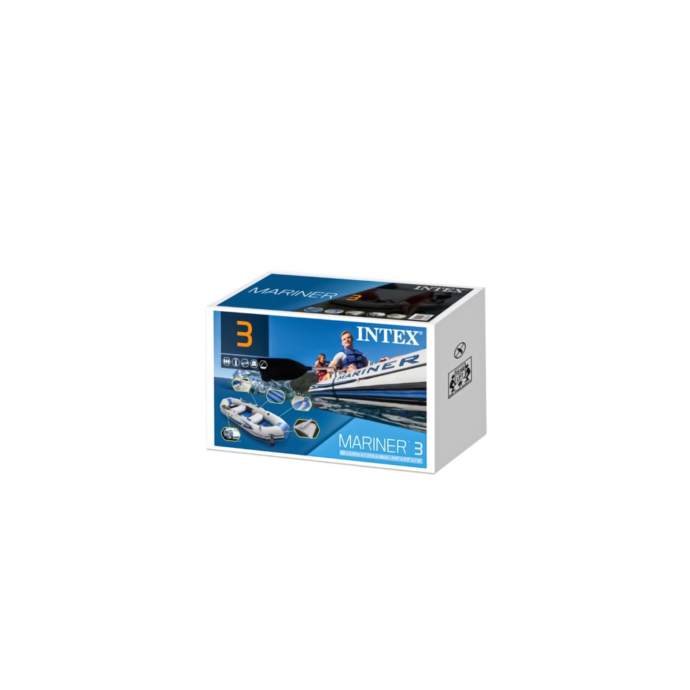 Intex Boat Set Mariner 3 For 3 Persons ( 117*50*18 )
