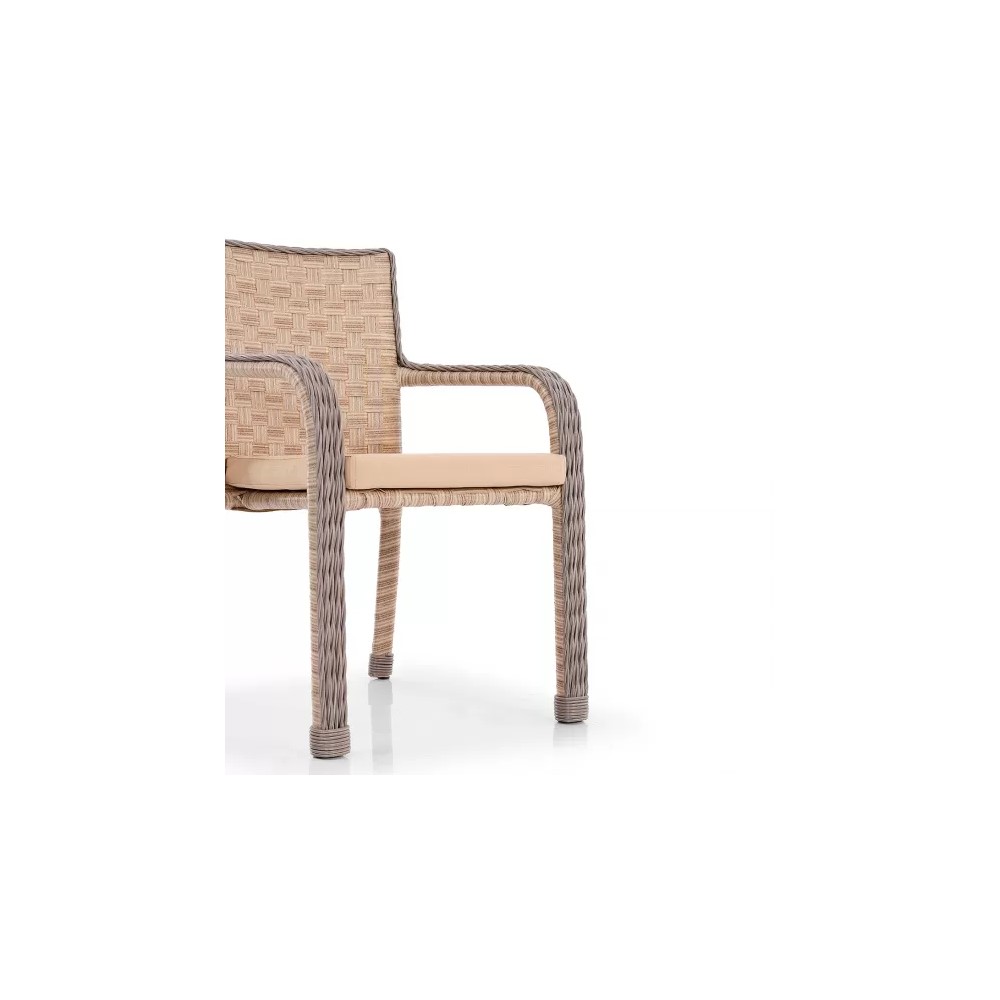 Emek Garden Merlin Table And 8 Chairs Set 100*230 Cm