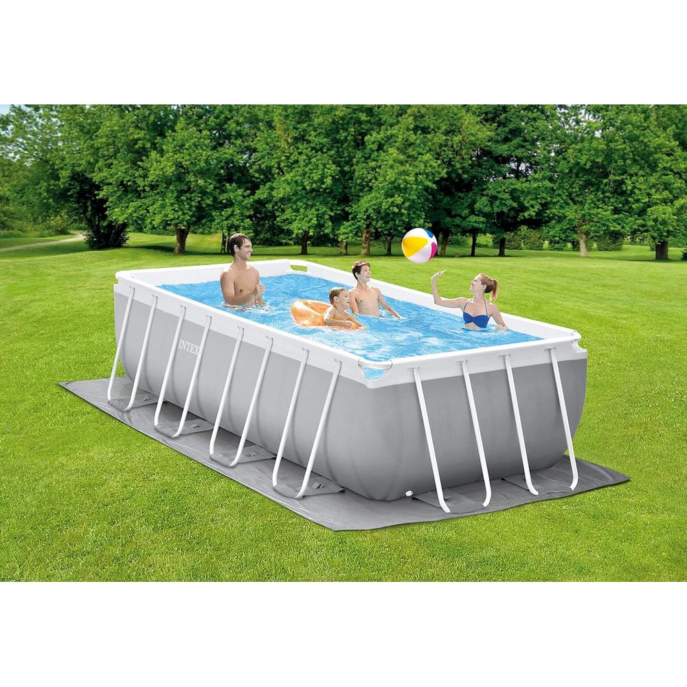 Intex Prism Frame Rectangular Pool Set, 4 m x 2 m x 1.22 m