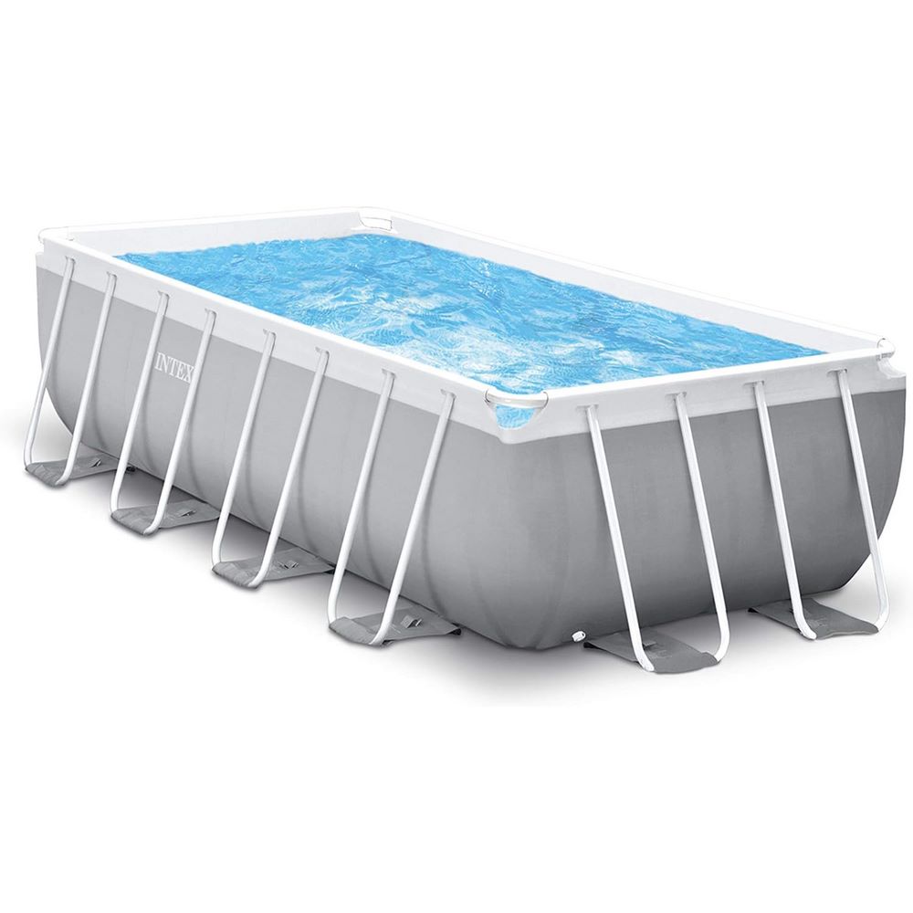 Intex Prism Frame Rectangular Pool Set, 4 m x 2 m x 1.22 m