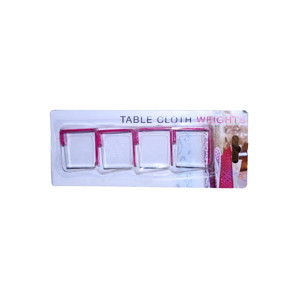 Koopman Table Cloth Clamp Set 4Pcs 4As