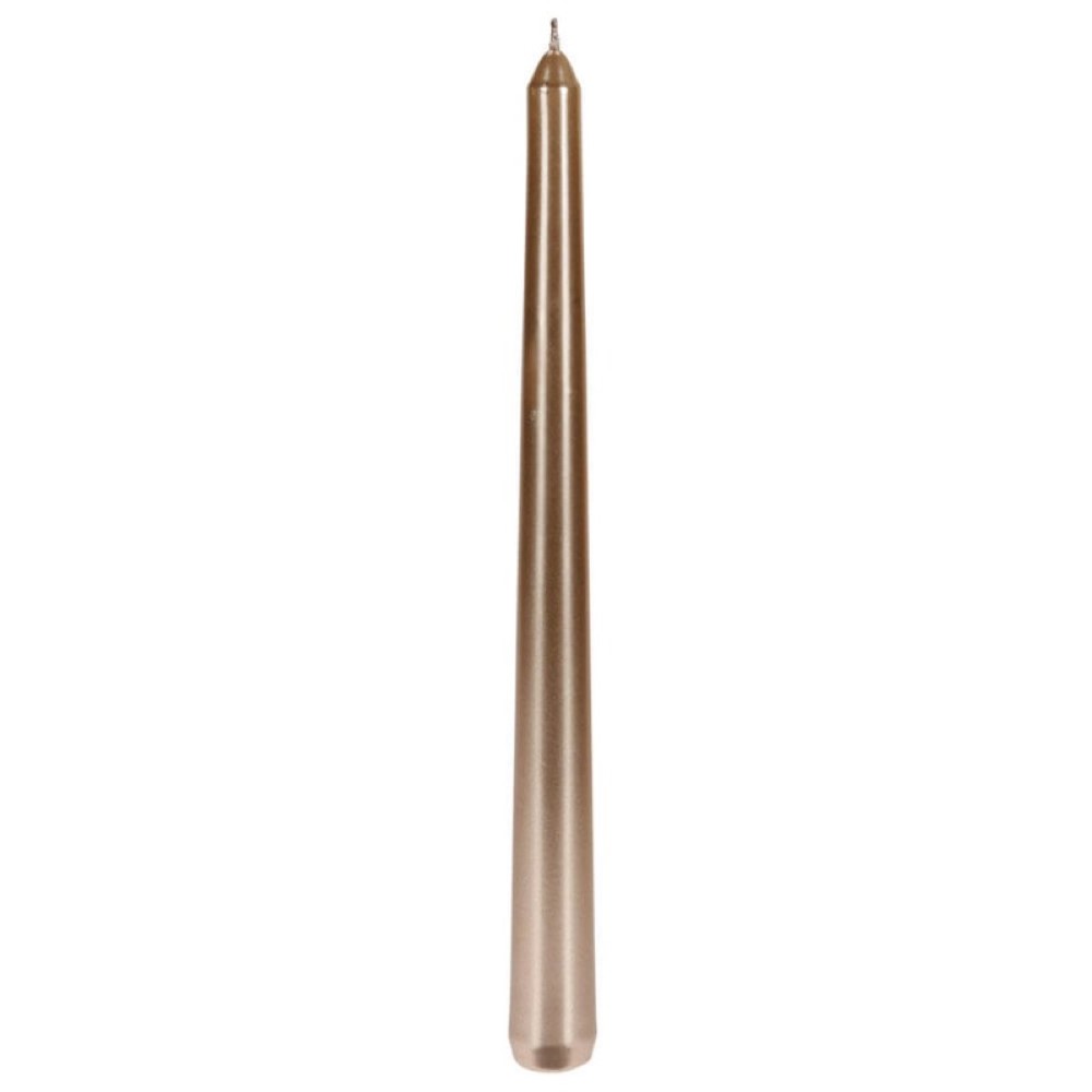Koopman Dinner Candle Gold 25Cm