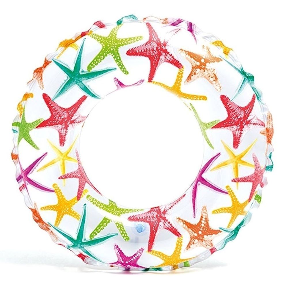 Intex Lively Print Inflatable Swim Rings  Assortment