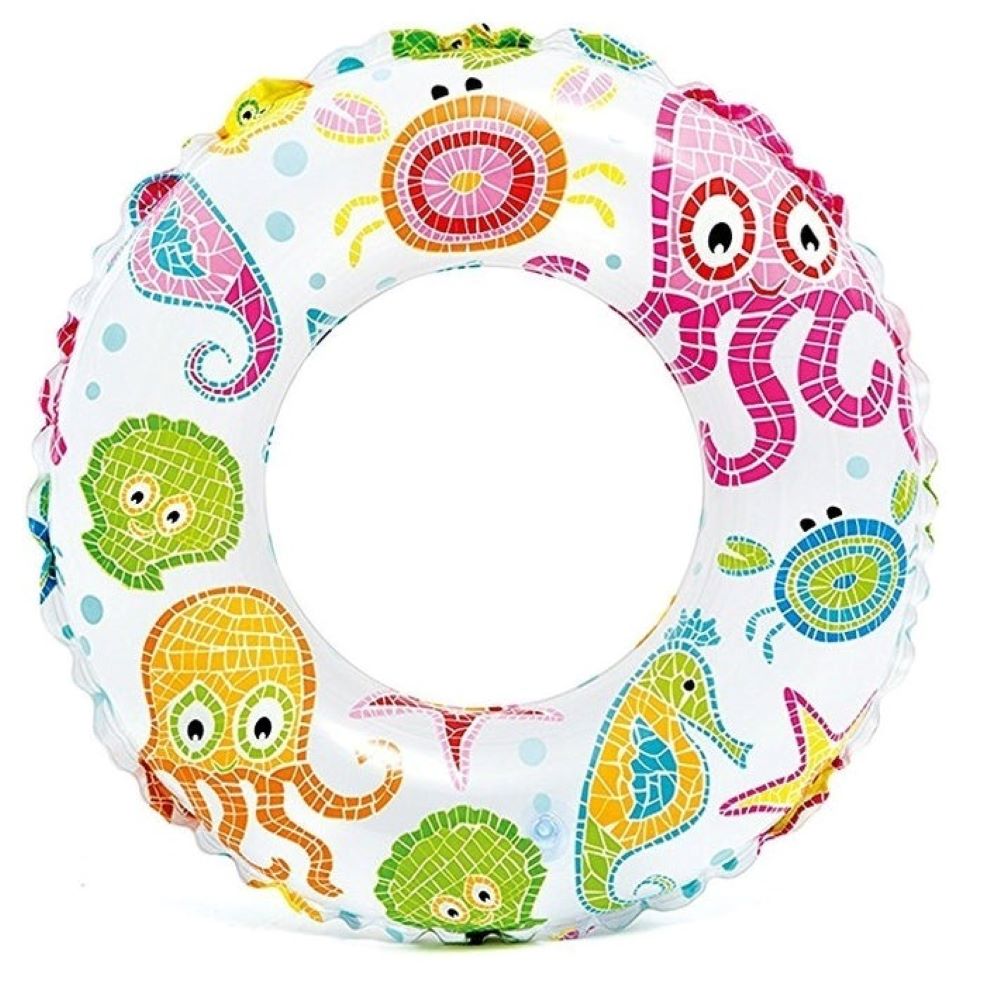 Intex Lively Print Inflatable Swim Rings  Assortment