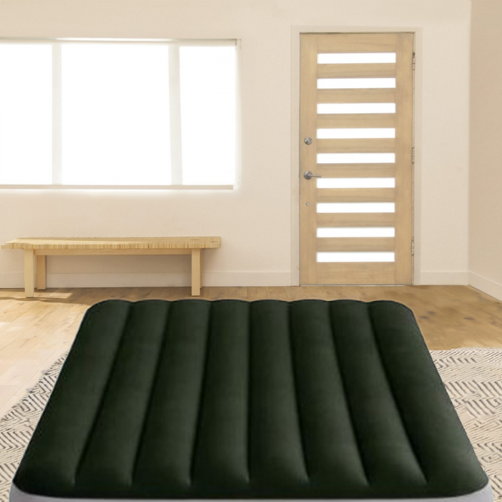 Intex Prestige Downy 2-Person Inflatable Mattress With Inflator Included