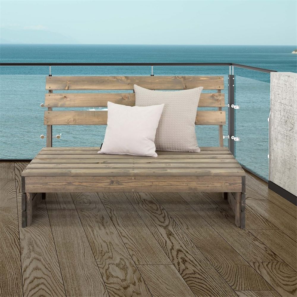 Koopman Pallet Bench 120Cm 2 Seater
