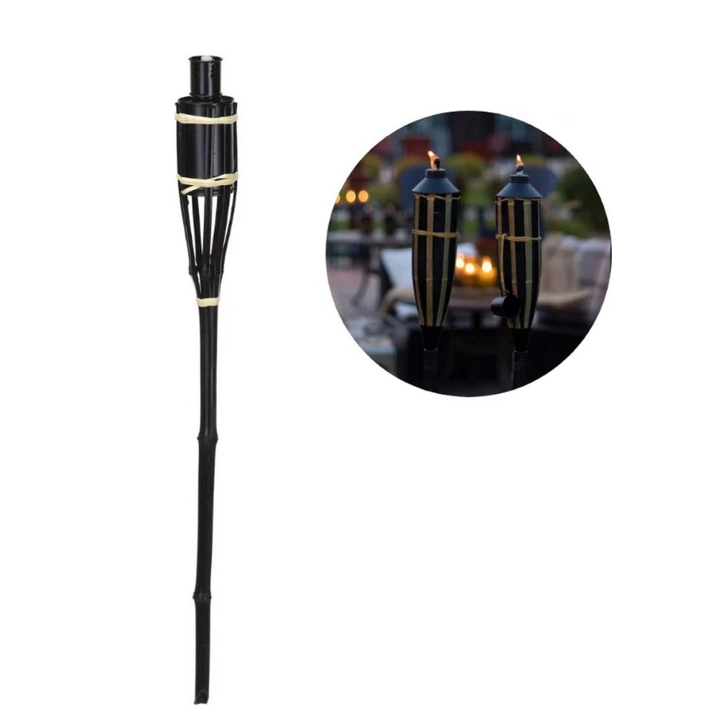Koopman Garden Torch Bayonet 65Cm Bamboo Black