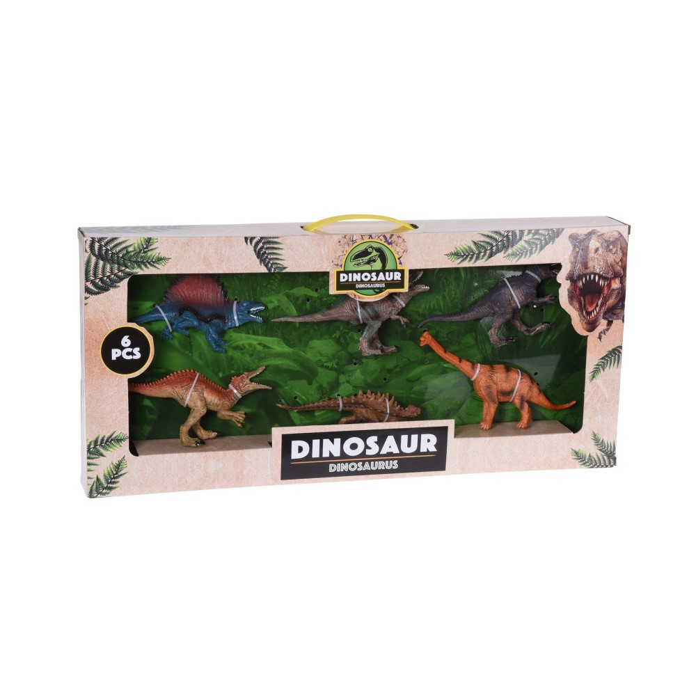 Koopman Dinosaur 15Cm Set Of 6 Pcs 2 Ass