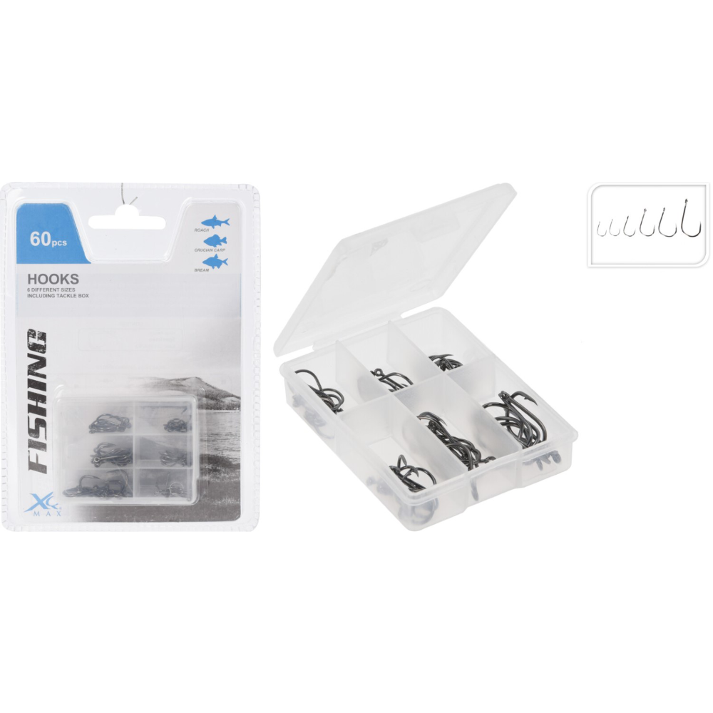 Koopman Fishing Hooks 60 Pcs