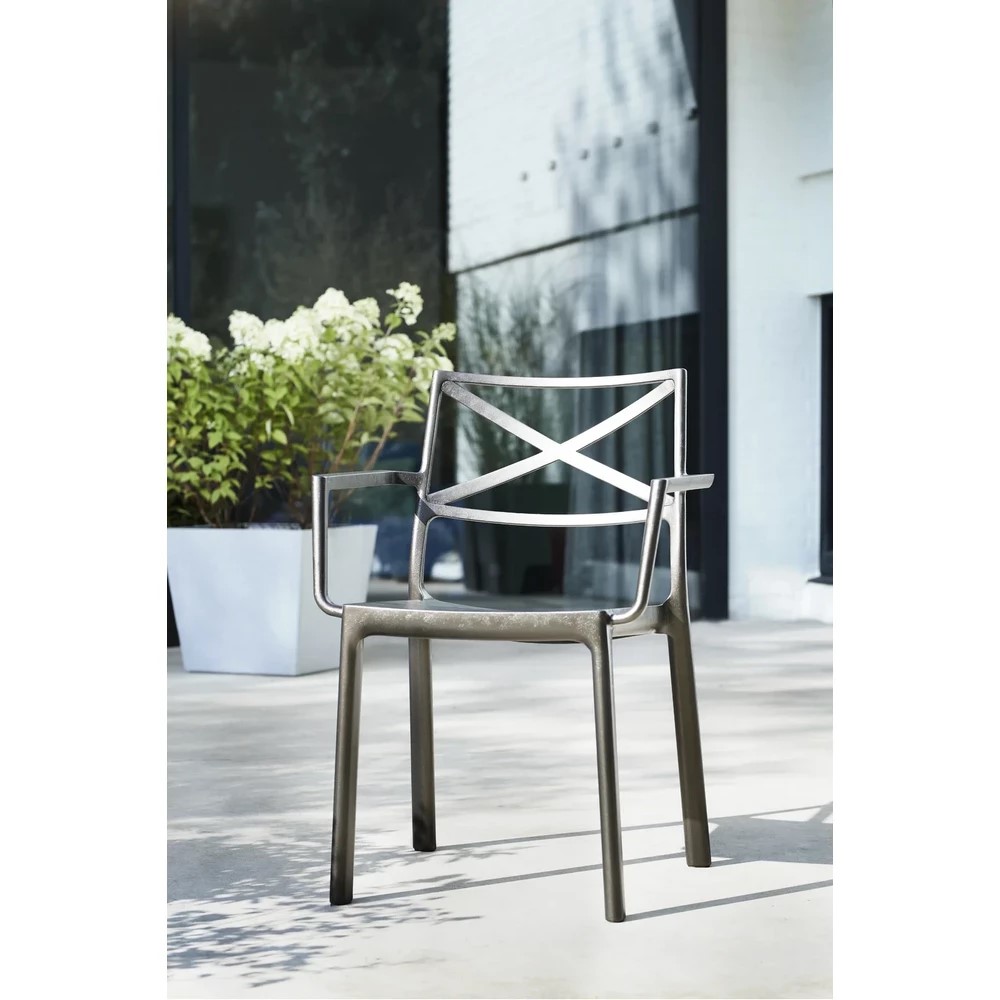 Keter Metalix Chair Bronze