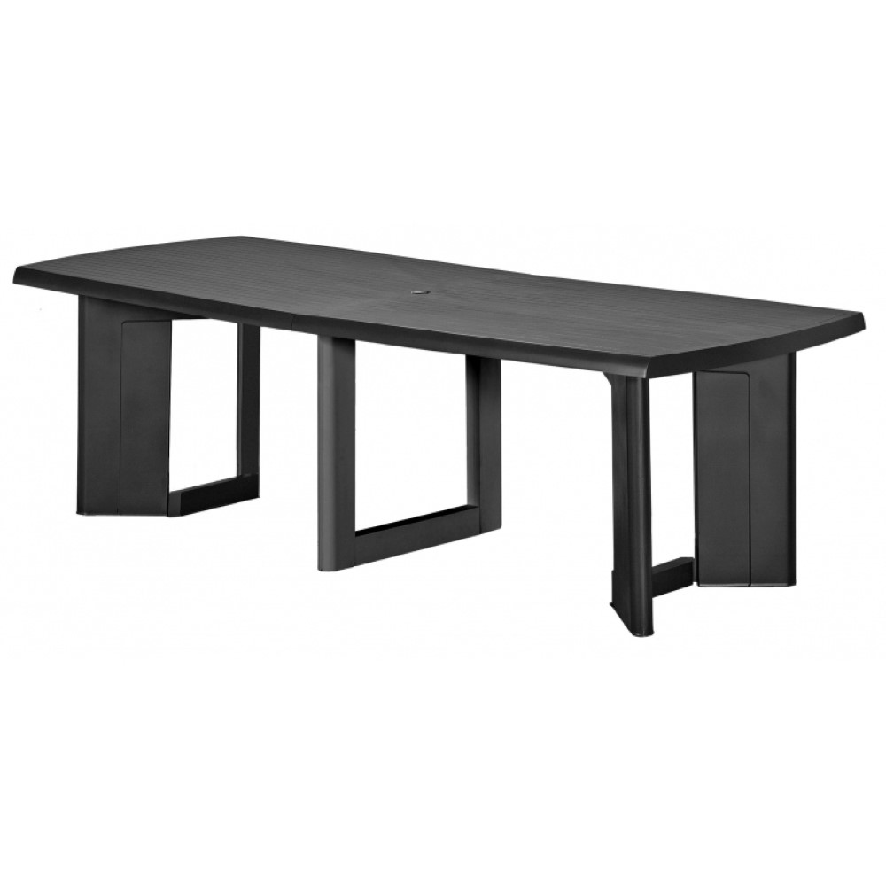 Keter New York Plastic Table Anthracite 260*105*75 Cm