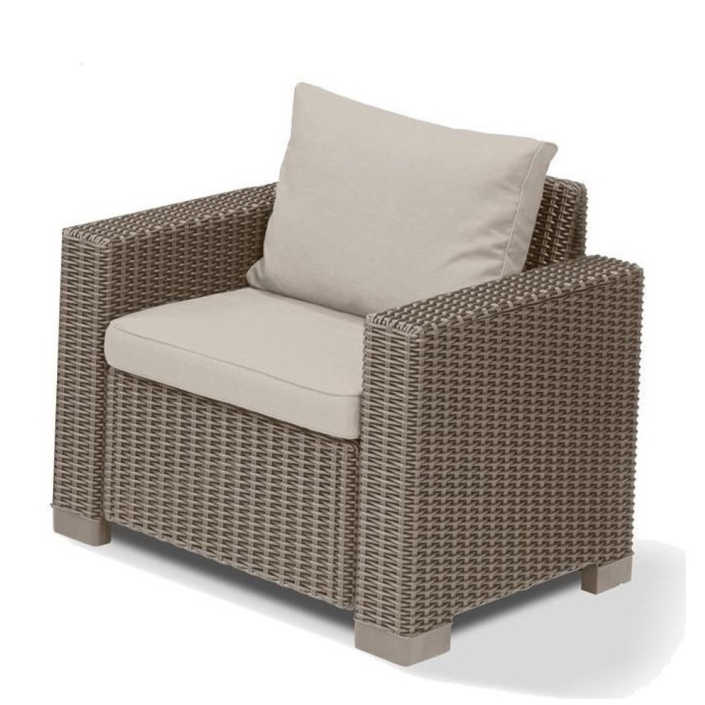 Keter California Garden Armchair Cappuccino 138*67*72 Cm