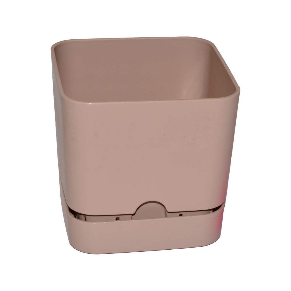 Poliwork Begonya Square Flower Pot 13 Cream