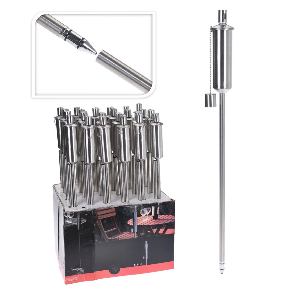 Koopman Garden Torch Stainless Steel 115Cm