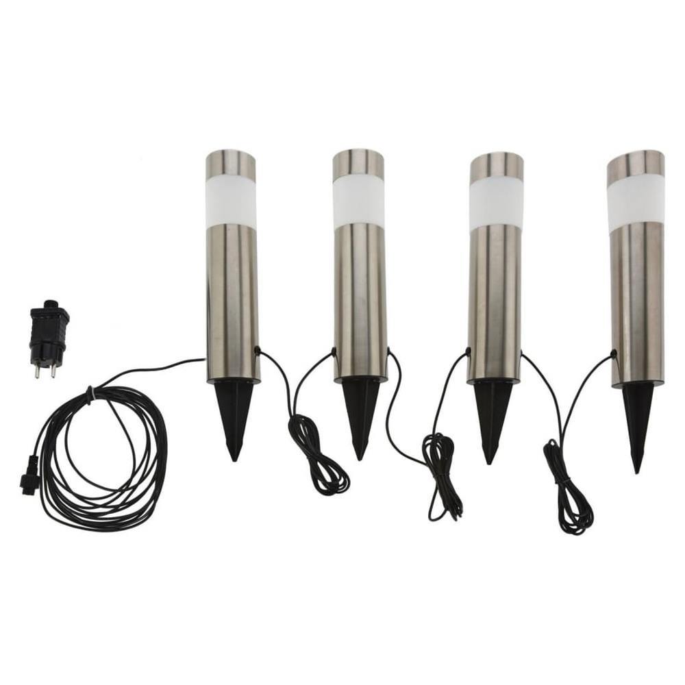 Koopman Garden Lamps 4Pcs Led 6.3X37.5Cm