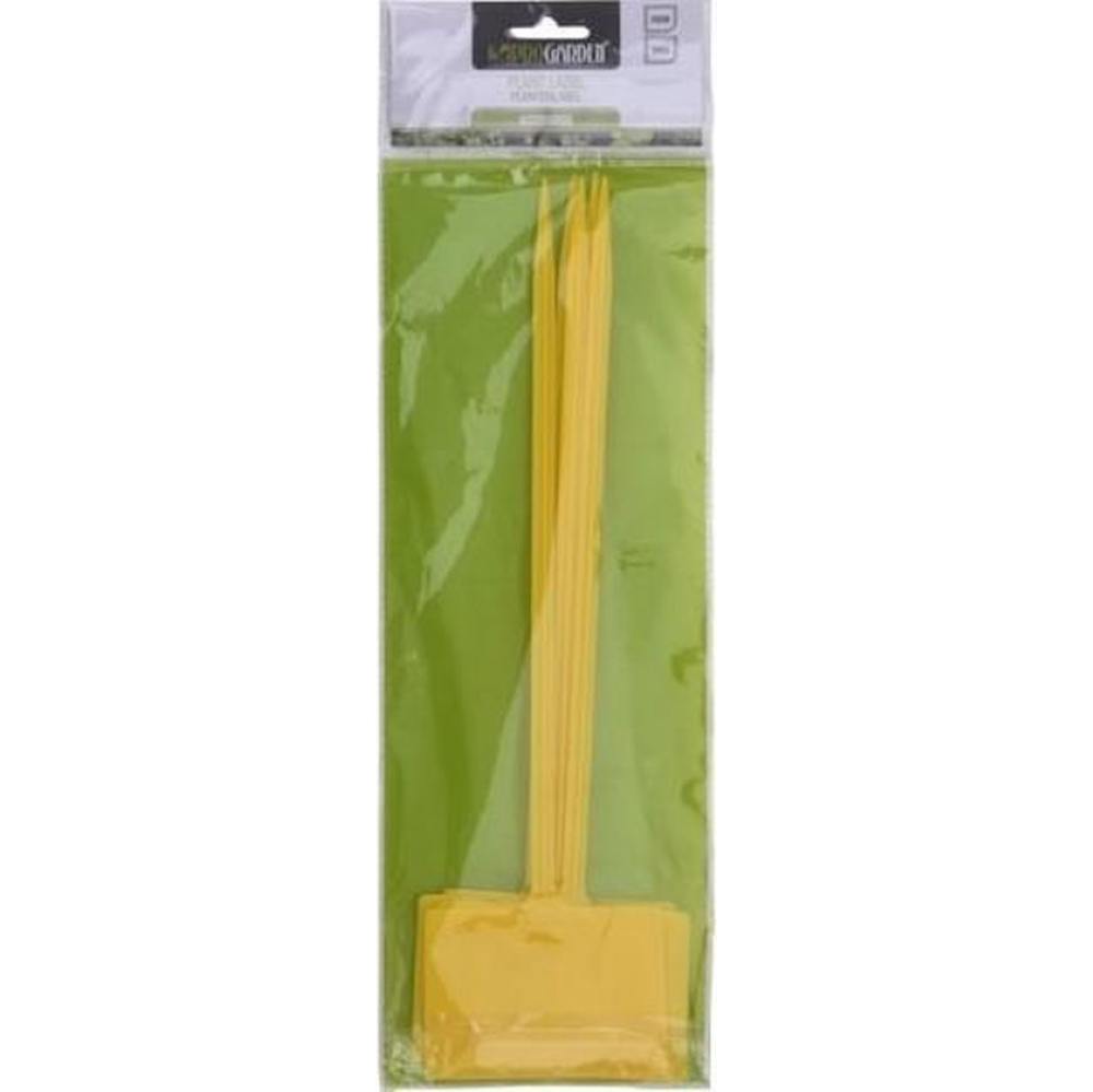 Koopman Plant Labels 35Cm Yellow 5Pcs