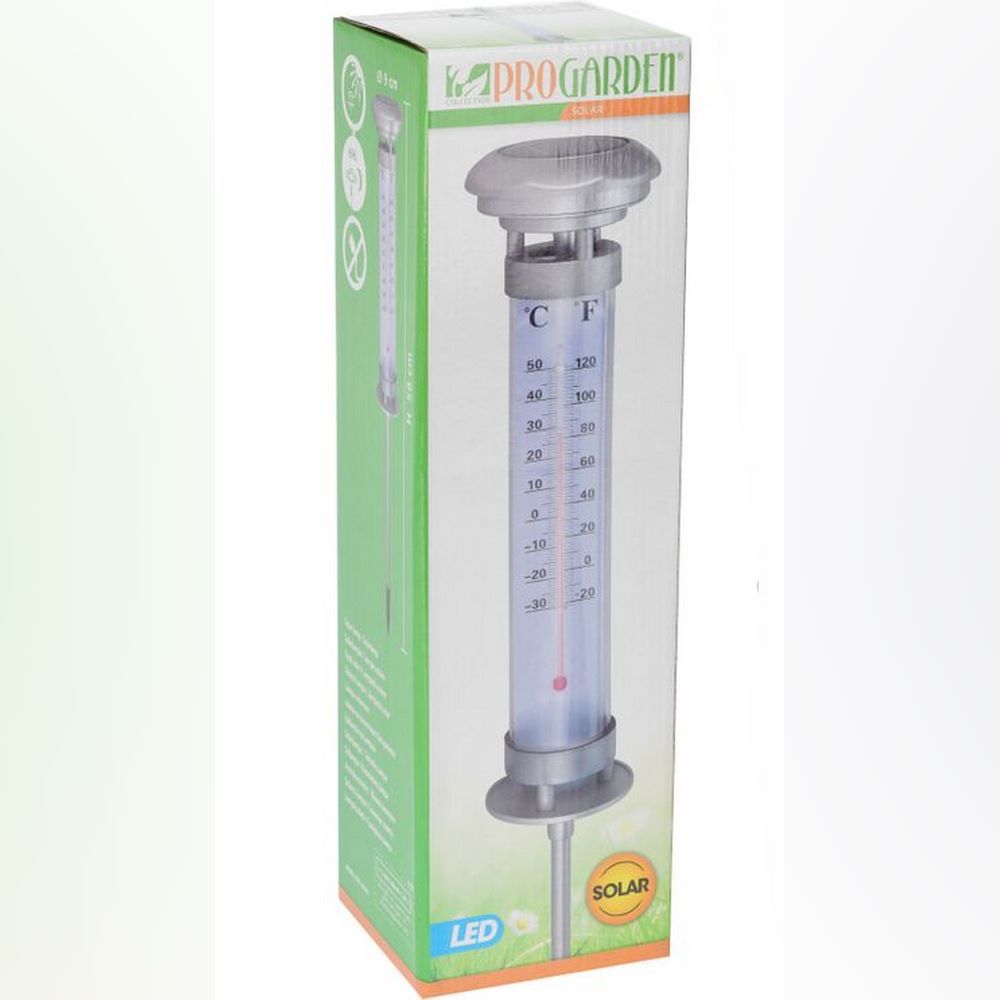 Koopman Solar Thermometer Lamp