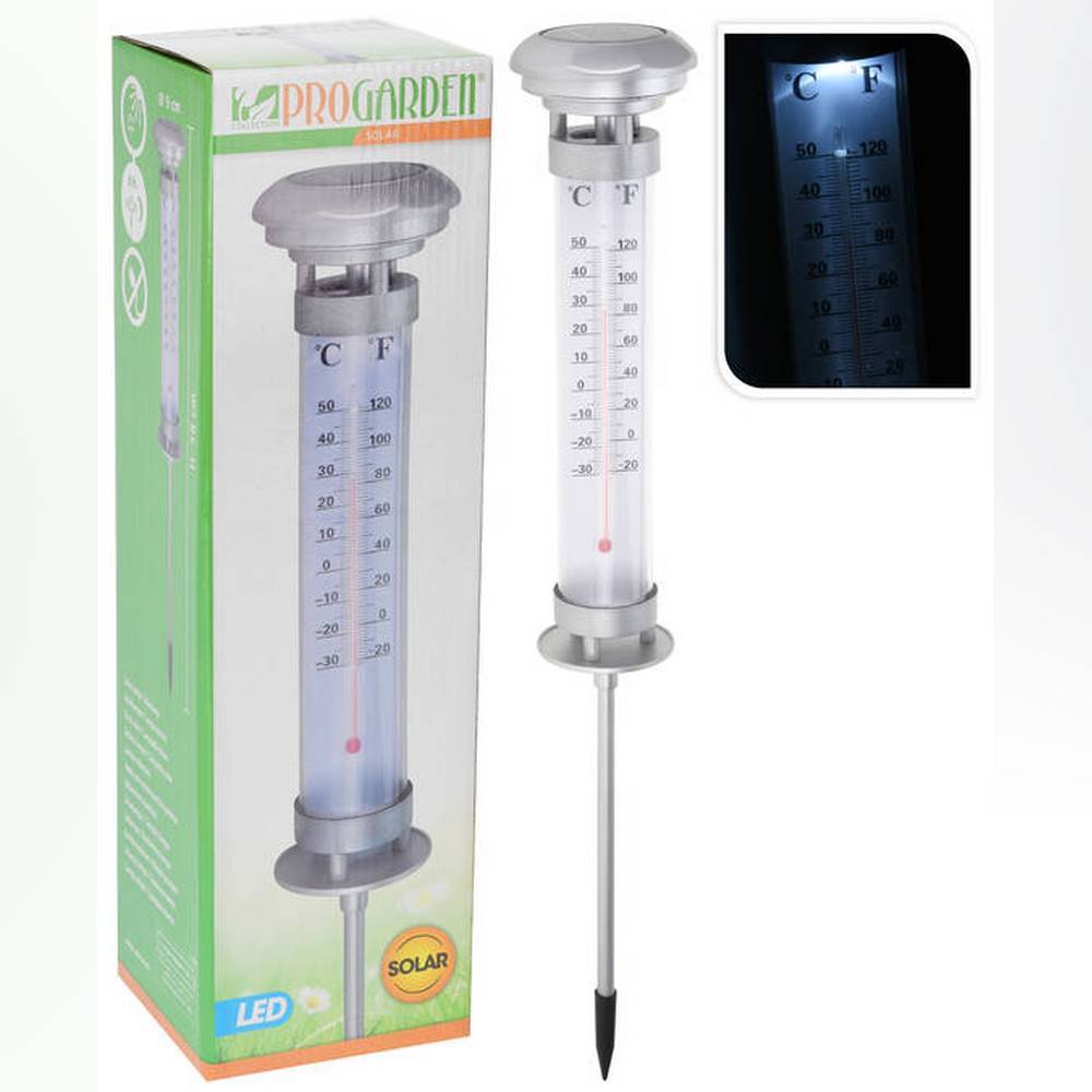 Koopman Solar Thermometer Lamp