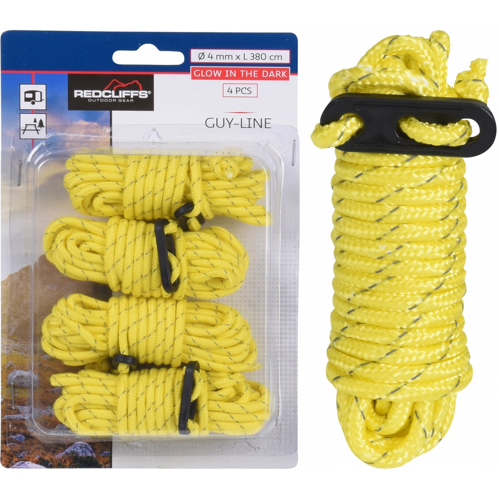 Koopman Line Tent Rope 380Cm 4Pcs